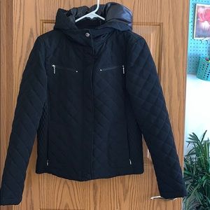 black calvin klein coat